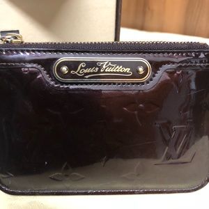 LV key chain purse